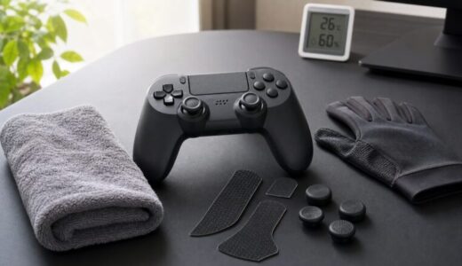 ゲーム中に手汗でコントローラーが滑る時の対策｜PS5・Switchで何を買うべき？